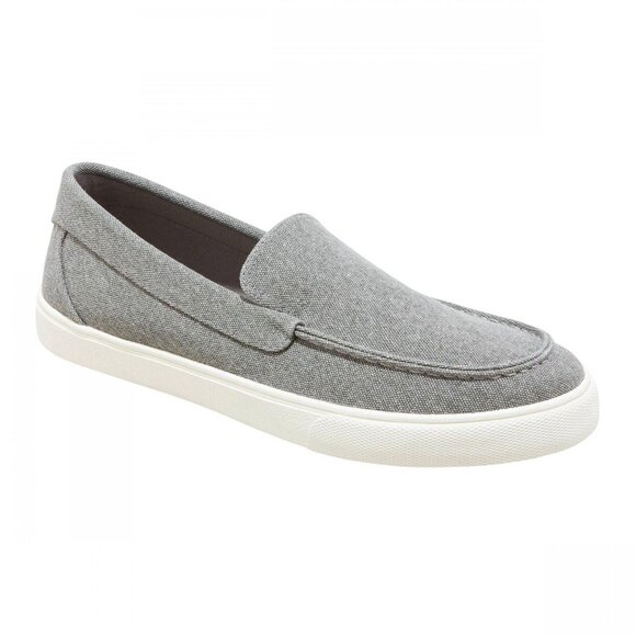 NWT Goodfellow & Co Mens Gabe Canvas Pull On Sneakers 89470792 Gray 8 - Picture 1 of 10